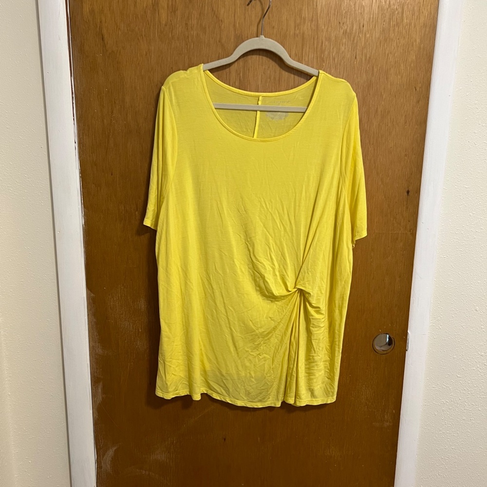 Dillards Investments Essentials Yellow Top